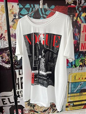 Maxi T-Shirt Red Vogue Branca