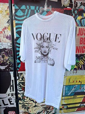 Maxi T-shirt Tule Vogue Branca