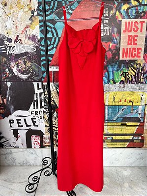 Vestido Flor Vermelho