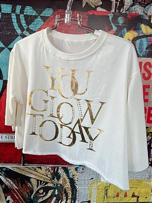 Cropped You Glow Off White