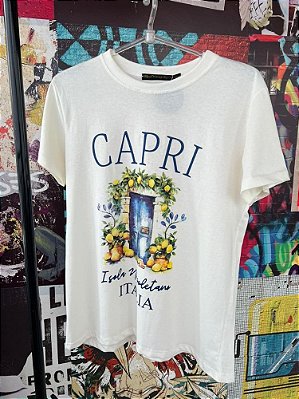 T-shirt Capri Off White