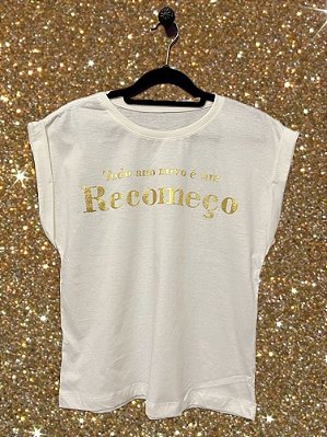 T-shirt Recomeço Off White