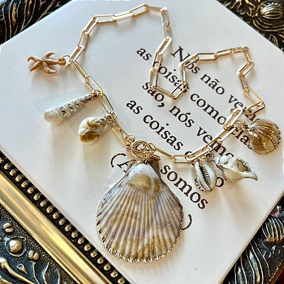 Colar Elos Mar Dourado