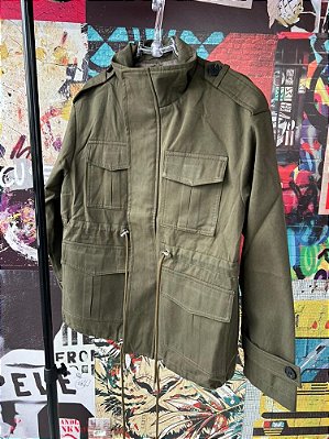 Jaqueta Parka Verde Militar