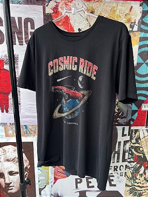 Maxi T-shirt Cosmic Ride Preta