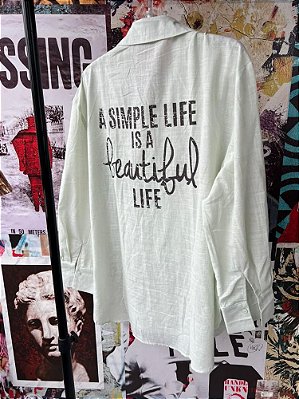 Camisa Simple Life Verde Claro