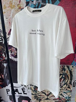 T-shirt Basic Paris Off White