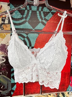 Top Renda Branco