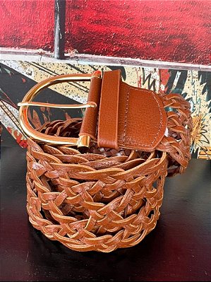 Cinto Tressê Marrom