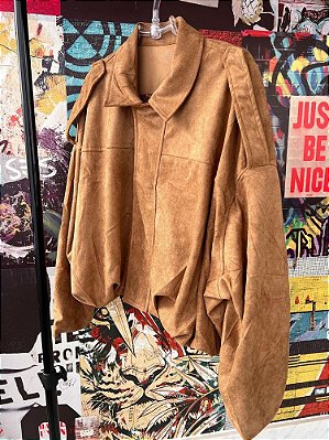 Casaco Suede Caramelo