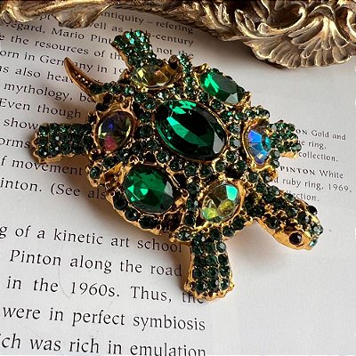 Broche Tartaruga Verde