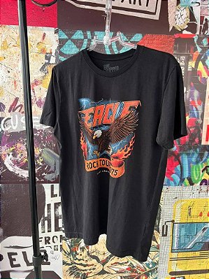 Maxi T-shirt Preta Eagle