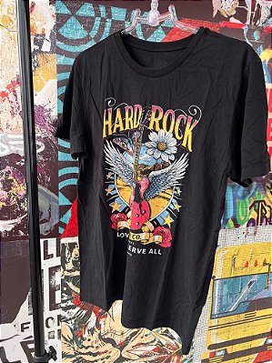 Maxi T-shirt Hard Rock Preta
