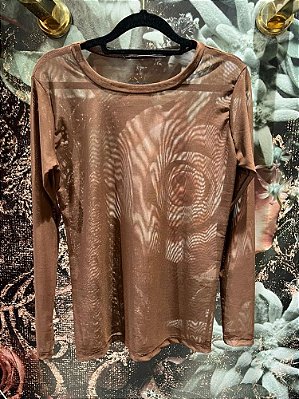Blusa Segunda Pele Marrom