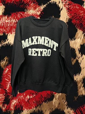 Blusa Tricot Maxment Preta