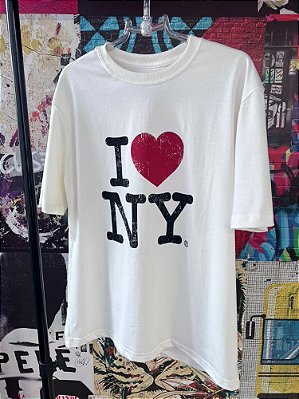 T-shirt Love NY Off White