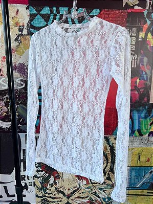 Blusa Renda Branca
