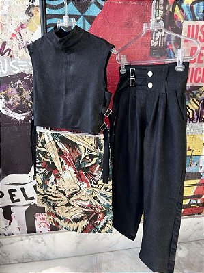 Conjunto Chumbo Alfaiataria