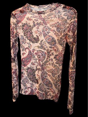 Blusa Segunda Pele Paisley Off