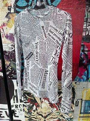 Blusa Segunda Pele Jornal
