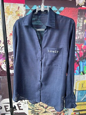 Camisa Lovely Marinho