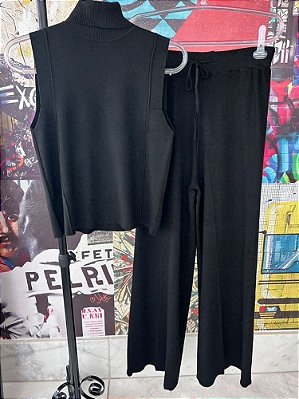 Conjunto Modal Tricot Preto