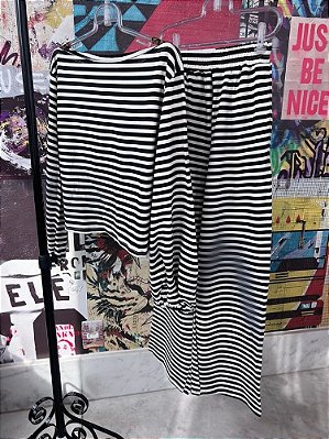 Conjunto Blusa Calça Listras