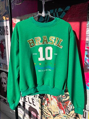 Blusa Moletom Brasil Verde