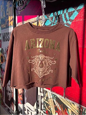 Cropped Arizona Marrom