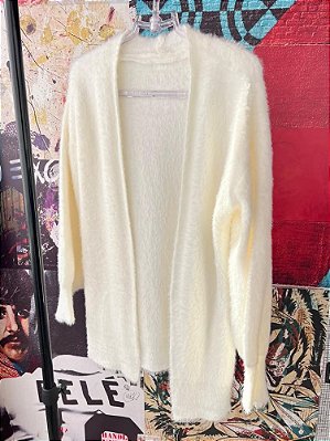 Casaco Fluffy Off White