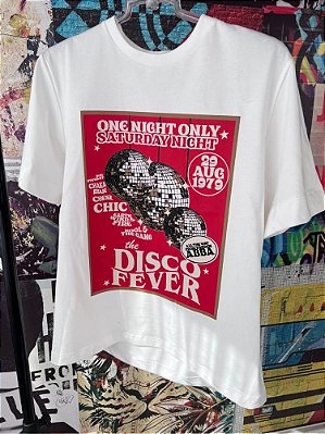 T-shirt Disco Fever Off White