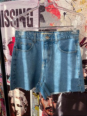 Bermuda Barra Fio Jeans