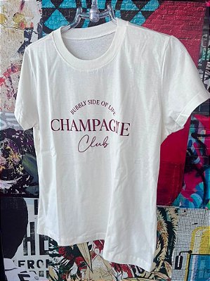 T-Shirt Champagne Club Off White