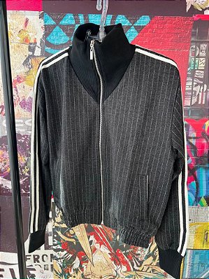 Casaco Risca Giz Preto