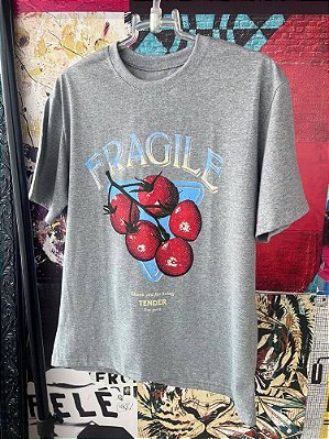 T-shirt Cinza Fragile Tomatoes