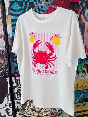 Maxi T-shirt Crabs Off White