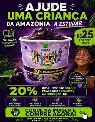 Banner Guerreiros da amazonia