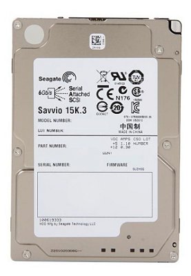 HD 2,5 300GB SAS 15K - Varias Marcas - Produto NOVO com GARANTIA 6 meses