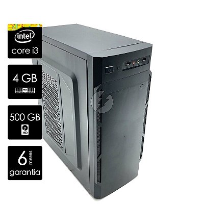 Computador Intel Core, i3-550, RAM 4GB, HD 500GB