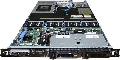 Servidor Dell PowerEdge 1950 G3: 2x Xeon 4 core, DDR2 32GB, 2x SSD SATA 120GB