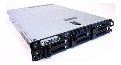 Servidor Dell PowerEdge 2950 G2: 2x Xeon 2 core, DDR2 32GB, Sem HD