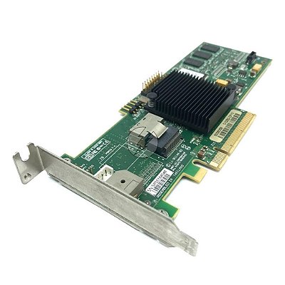 Controladora LSI MEGARAID 8704EM2: 4 Portas SAS 3Gbs 128MB PCI-E x8