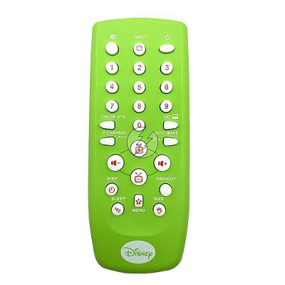 Controle remoto para TV CCE Disney: Verde