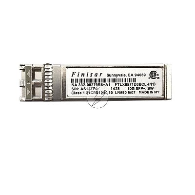 Transceiver mini Gbic Finisar SFP+, 10Gb, 300m, 850nm, FTLX8571D3BCL-(N1)