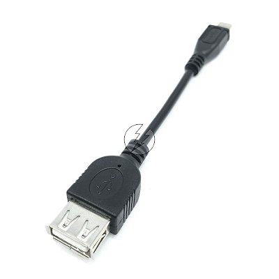 Cabo Adaptador Micro USB para USB Fêmea