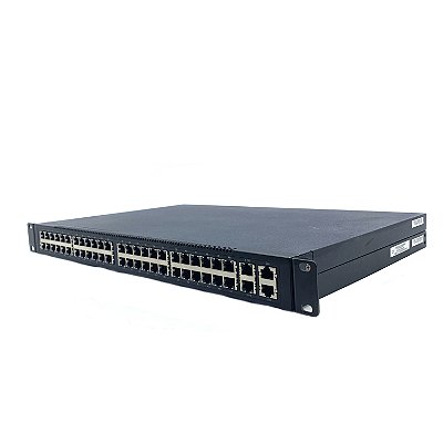 Switch QuantaMesh 1000 Series T1048-LB9A: 48x 1GB RJ45, 4x 10GB SPF+, Fonte AC