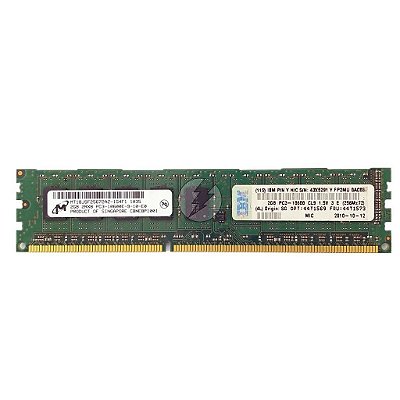 Memória RAM Micron MT18JSF25672A: DDR3, 2GB, 1333, ECC UDIMM