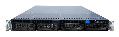 Servidor SuperMicro CSE815: 1x Xeon 4 core, DDR3 16GB, 2x HD SATA 1TB