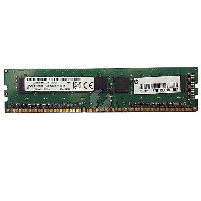 Memória RAM Micron MT9KSF51272AZ-1G6E1 733019-581: DDR3L, 4GB, 1Rx8, 1600E, ECC UDIMM