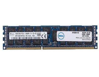 Memória RAM SK hynix HMT42GR7BFR4A-PB 713756-081: DDR3L, 16GB, 2Rx4, 1600MHz, 12800R, RDIMM
